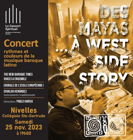 Affiche concert du 25/11/2023 - Des Mayas À ... West Side Story